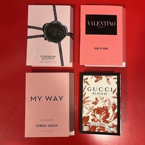 Bundle of 4 Samples for Women GUCCI • VICTOR&ROLF • Armani • Valentino